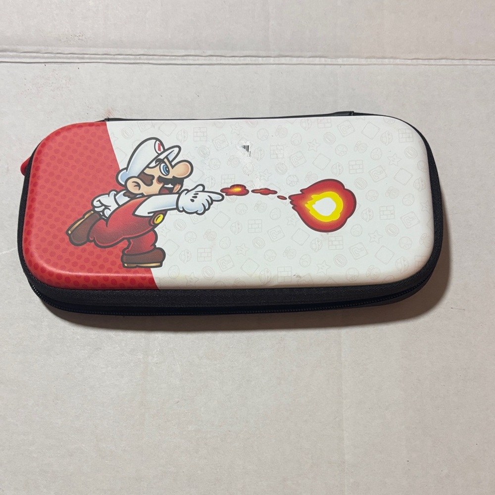 Super Mario Red and White Nintendo Switch Case